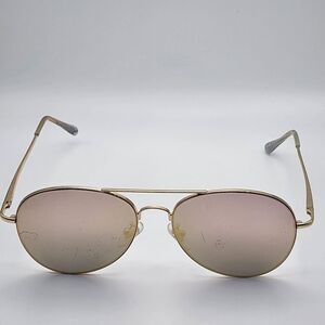 Sojos Gold & Pink Reflective Lense Sunglasses